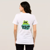 かわいいカエル トライブレンドTシャツ (裏面全面)