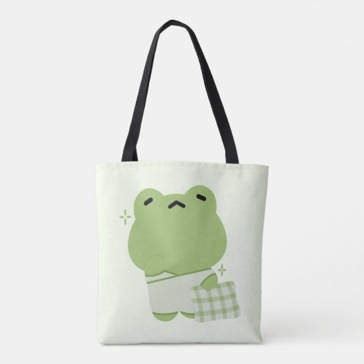 かわいいカエル トートバッグ (裏面)