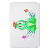 かわいいカエル バスマット (正面縦)
