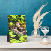 かわいいカエル フォトプラーク (側面)