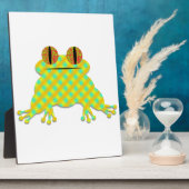 かわいいカエル フォトプラーク (側面)