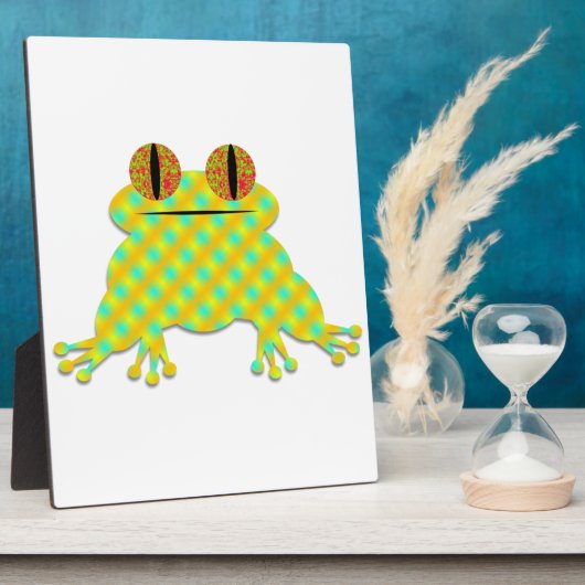 かわいいカエル フォトプラーク (側面)