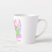 かわいいカエル – フロージェの愛 カフェラテマグ (右)