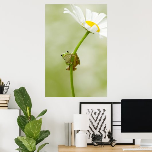 かわいいカエル ポスター (ホームオフィス)