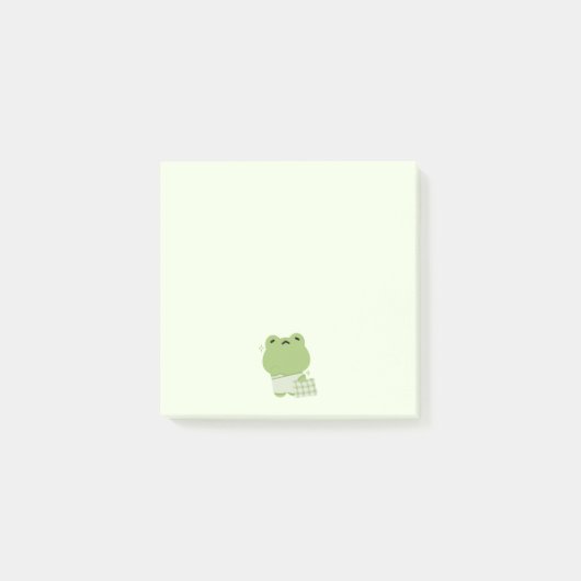 かわいいカエル ポストイット (正面)