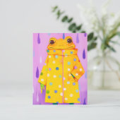 かわいいカエル ポストカード (スタンド正面)