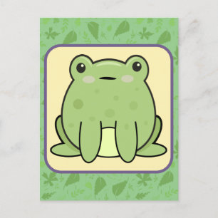 かわいいカエル ポストカード