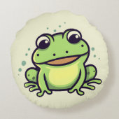 かわいいカエル  ラウンドクッション (裏面)