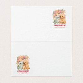 かわいいカエル 犬 猫 母の日 カード - 特別なギフト