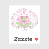 かわいいカエル – 私は完全にあなたを愛している シール (シート)