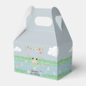 かわいいカエル 誕生日お礼 フェイバーボックス (正面サイド)