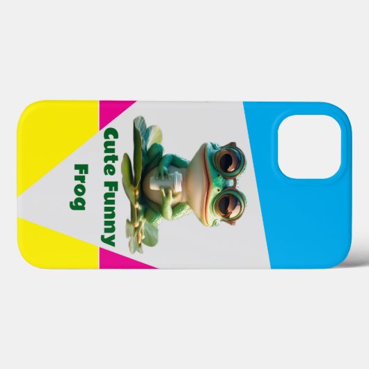 かわいいカエル Case-Mate iPhoneケース (裏面 (横))
