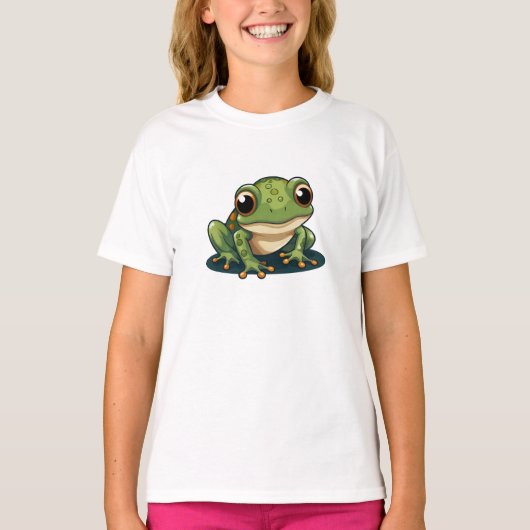 かわいいカエル Tシャツ (正面)