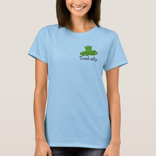かわいいカエル Tシャツ (正面)