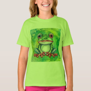 かわいいカエル Tシャツ