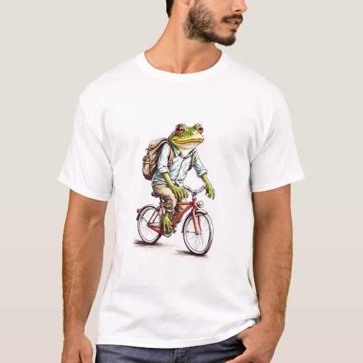 かわいいカエル Tシャツ (正面)