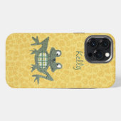 かわいいカエルiPhone 13 カバー (裏面横)
