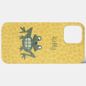 かわいいカエルiPhone 13 カバー (裏面 (横))