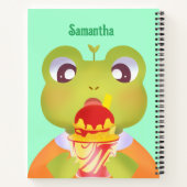 かわいいカエルMangoneadas ノートブック (裏面)