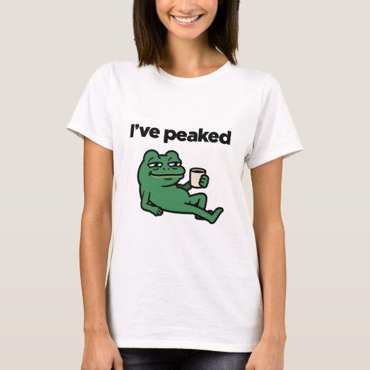 かわいいカエルTシャツ Tシャツ (正面)