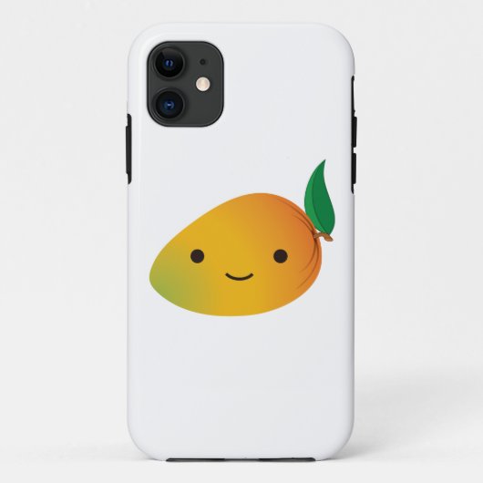 かわいいカオイイ スマイリングマンゴー Case-Mate iPhoneケース (裏面)