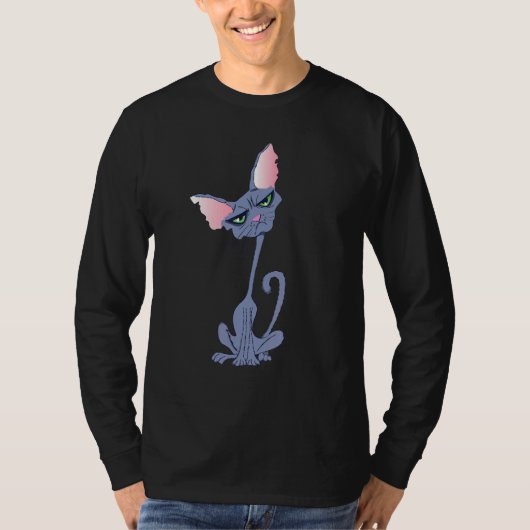かわいいカキャットポケットキャット Tシャツ (正面)