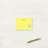 かわいいカクテルグラス ポストイット (デスク上)