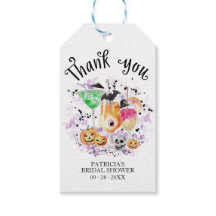 かわいいカクテルハロウィーンブライダルシャワーありがとうF