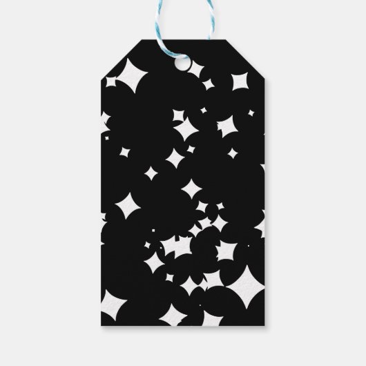 かわいいカクテルハロウィーンブライダルシャワーありがとうF ギフトタグ (裏面)