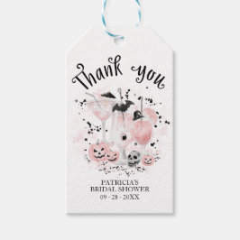 かわいいカクテルハロウィーンブライダルシャワーありがとうF ギフトタグ