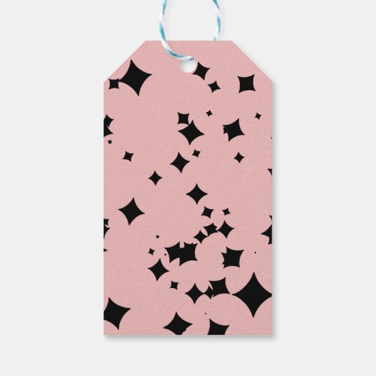 かわいいカクテルハロウィーンブライダルシャワーありがとうF ギフトタグ (裏面)