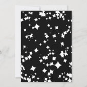 かわいいカクテルハロウィーンブライダルシャワー招待状 (裏面)