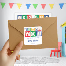 かわいいカスタマイズプライマリーブロックの感謝