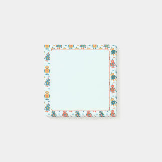 かわいいカスタマイズロボットプリント ポストイット