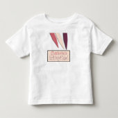 かわいいカスタマイズ可能な学校の初日 トドラーTシャツ (正面)