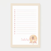 かわいいカスタマイズ可能な新学期用品 ポストイット (正面)