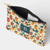 かわいいカスタムいちご柄 アクセサリーポーチ (見開き)