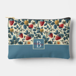 かわいいカスタムいちご柄 アクセサリーポーチ