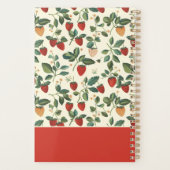 かわいいカスタムいちご柄 プランナー手帳 (裏面)