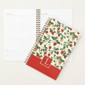 かわいいカスタムいちご柄 プランナー手帳 (ディスプレー)