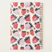 かわいいカスタムいちご柄 プランナー手帳 (裏面)