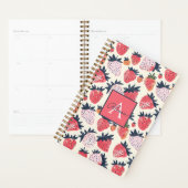 かわいいカスタムいちご柄 プランナー手帳 (ディスプレー)