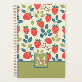 かわいいカスタムいちご柄 プランナー手帳