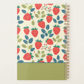 かわいいカスタムいちご柄 プランナー手帳 (裏面)