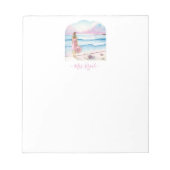 かわいいカスタムのノートパーソナライズされたパッド文房具のプレゼント ノートパッド (正面)