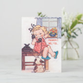 かわいいカスタムは私の花嫁の付き添いやメイド・オブ・オーナー（花嫁付き添い人） 招待状 (スタンド正面)