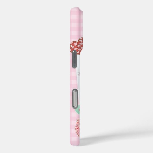 かわいいカスタムカップルの写真と文字プレゼント Case-Mate iPhoneケース (裏面 / 右)