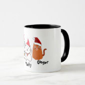 かわいいカスタムキティ猫クリスマスマグカップ マグカップ (正面右)