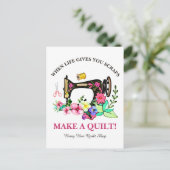 かわいいカスタムキルト屋 ポストカード (スタンド正面)