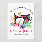 かわいいカスタムキルト屋 ポストカード (正面)